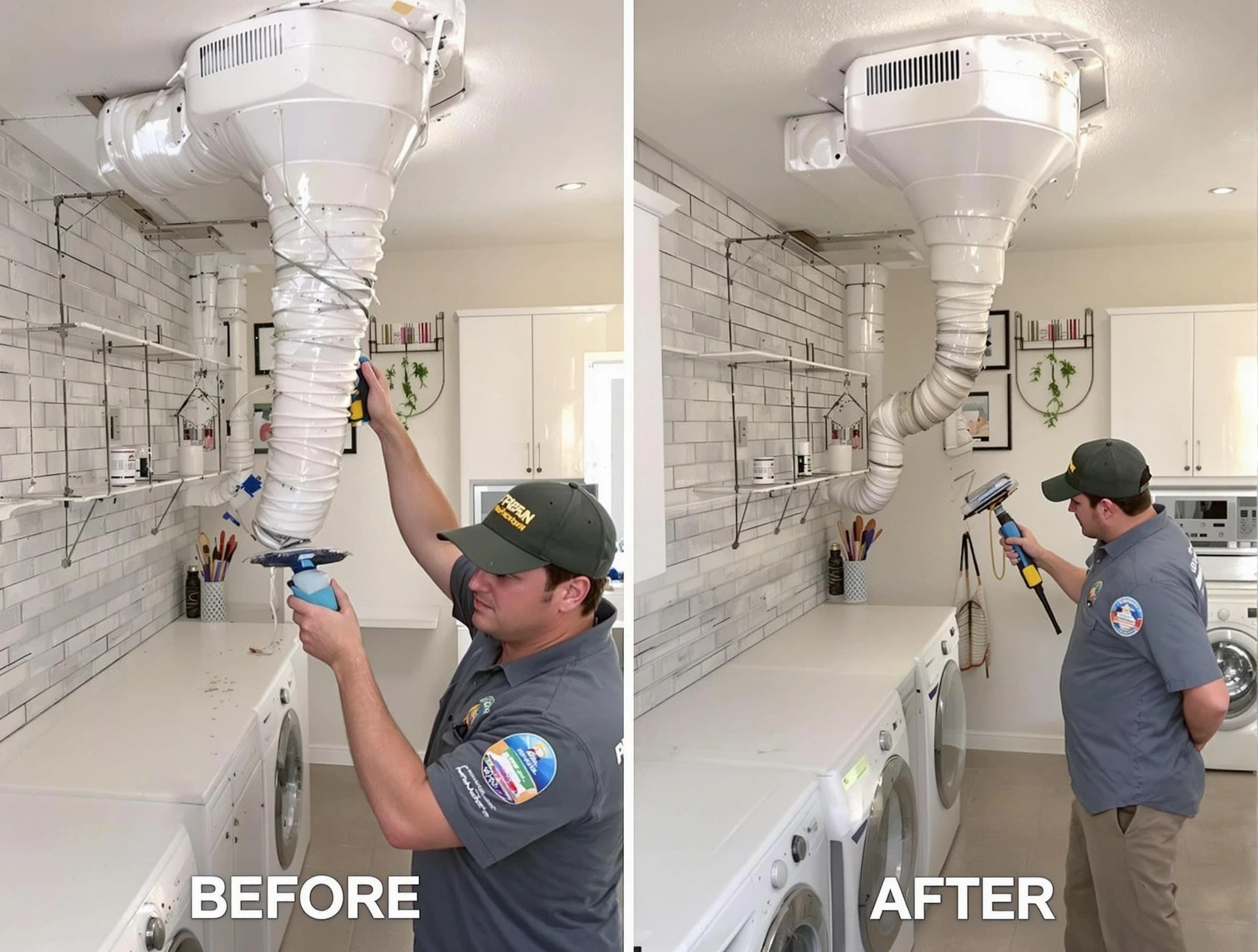 Professional dryer exhaust vent cleaning by Lithia Springs Dryer Vent Cleaning in Lithia Springs