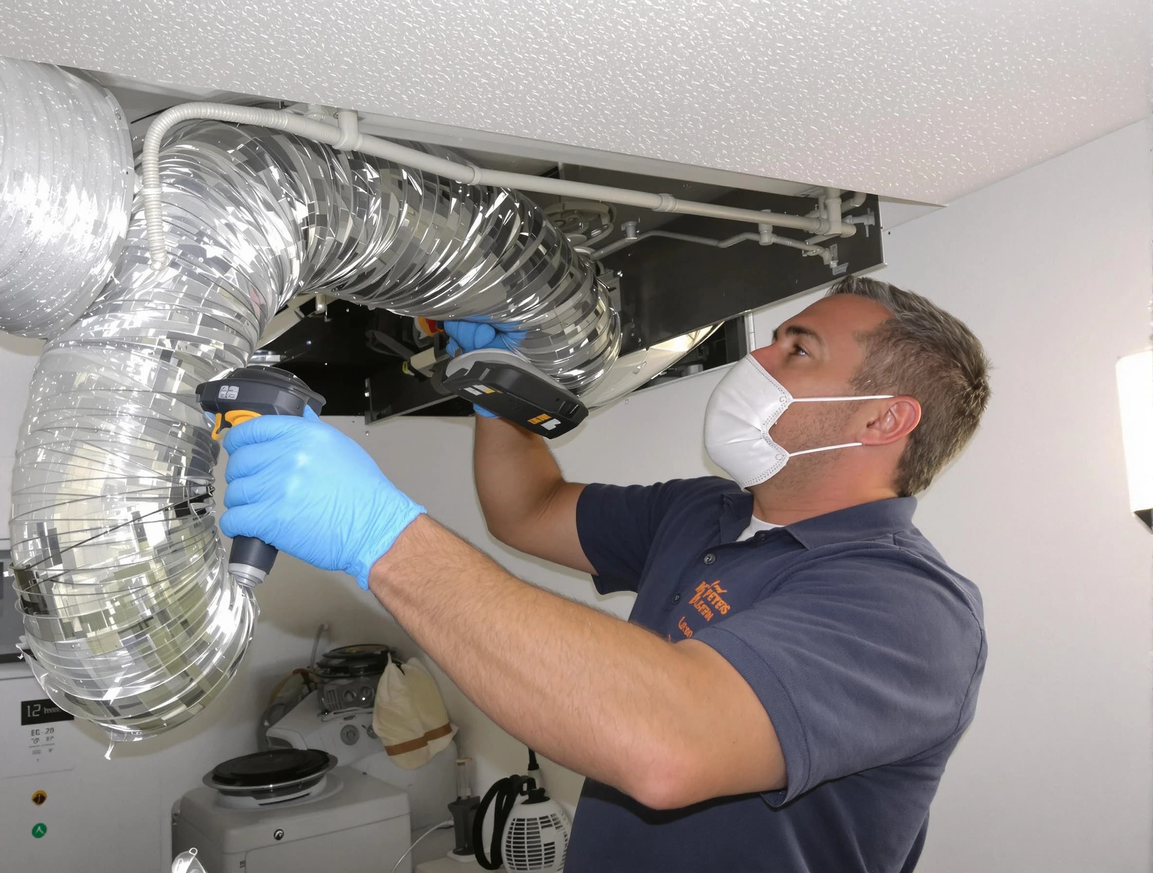 Lithia Springs Dryer Vent Cleaning professional performing thorough residential dryer vent cleaning in Lithia Springs