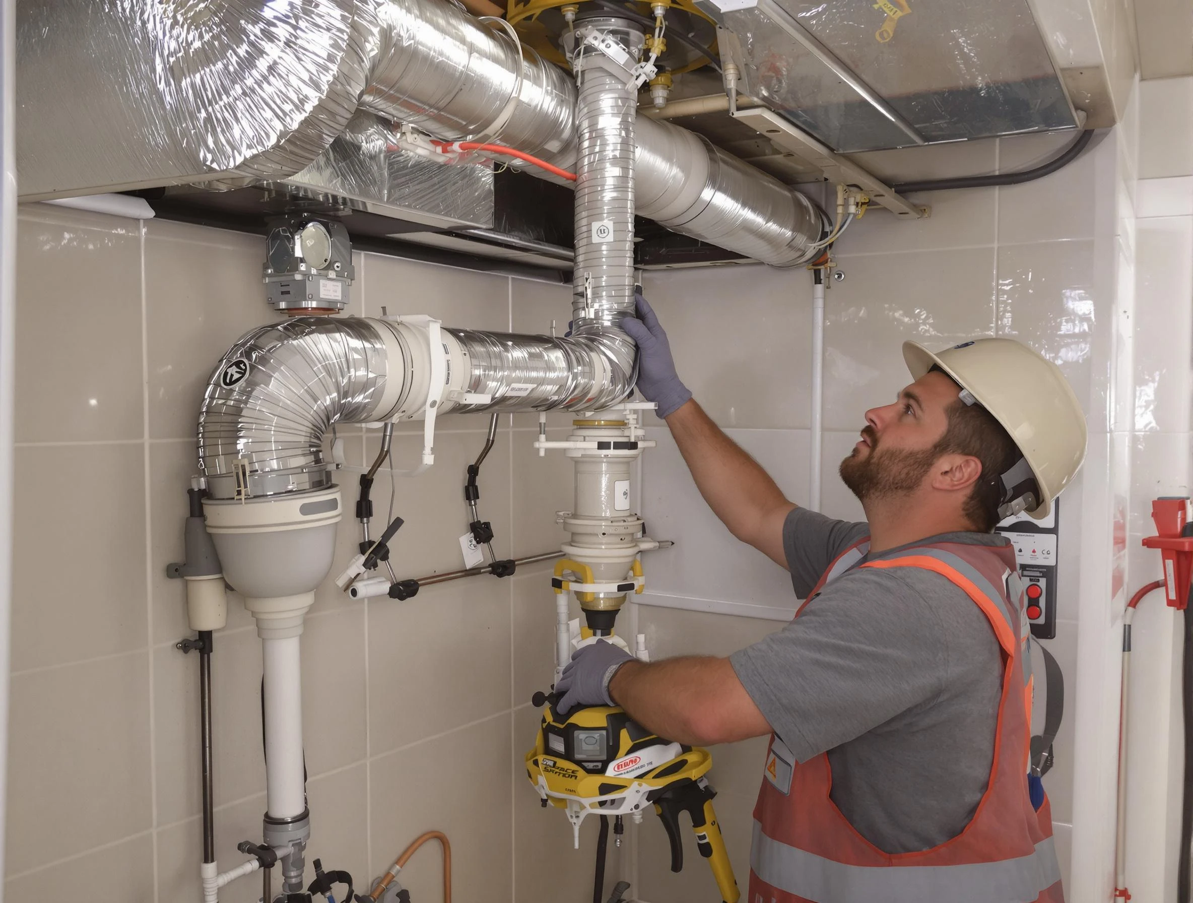 Lithia Springs Dryer Vent Cleaning expert performing professional dryer vent repair and installation in Lithia Springs
